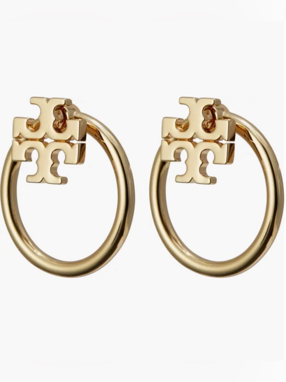 NEW Tory Burch 
Miller Front-Back Earrings
Gold